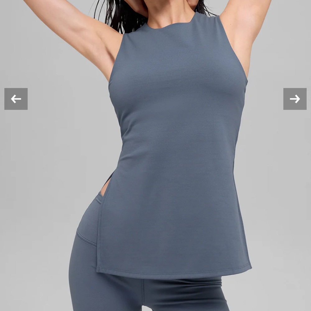 ALO Yoga Slate Gray Tank Top